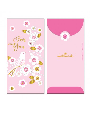 Money Envelope Large - MEV0918-HAL023 - Bird - For You
